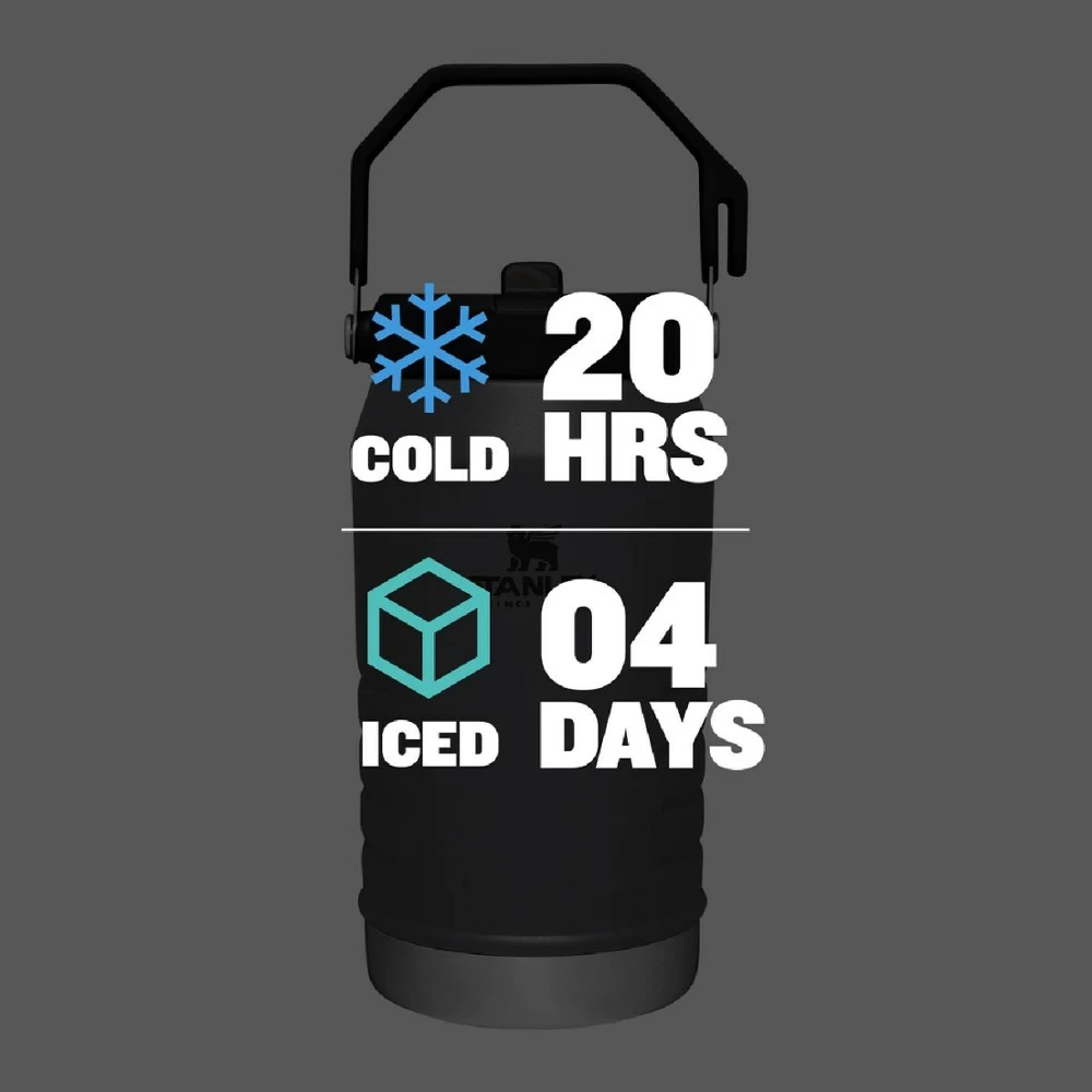 Stanley IceFlow Vacuum Water Jug with Flip Straw Lid - 64 fl. oz. 7 Stanley IceFlow Vacuum Water Jug with Flip Straw Lid - 64 fl. oz. - Image 7