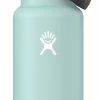 Hydro Flask Wide-Mouth Vacuum Water Bottle with Flex Straw Cap - 32 fl. oz.